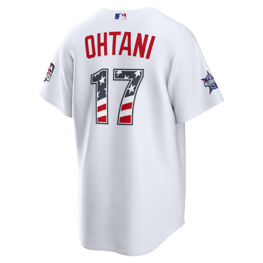 2026 All-Star Edition Stars & Stripes Los Angeles Dodgers Shohei Ohtani Nike White Stadium Jersey