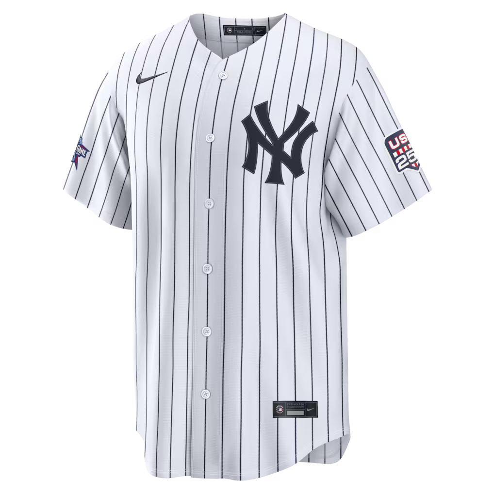 2026 All-Star Edition Stars & Stripes New York Yankees Aaron Judge Nike White Stadium Jersey