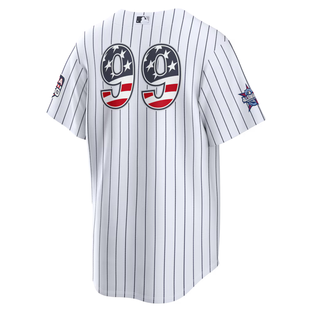 2026 All-Star Edition Stars & Stripes New York Yankees Aaron Judge Nike White Stadium Jersey