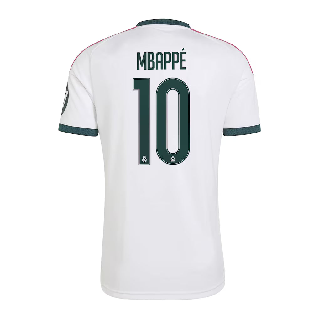 Kylian Mbappé Real Madrid 2026/27 Authentic Home Soccer Jersey - White