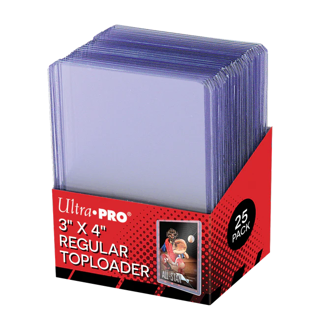 Ultra PRO 3" x 4" Clear Regular TOPLOADER Sleeves (25ct)