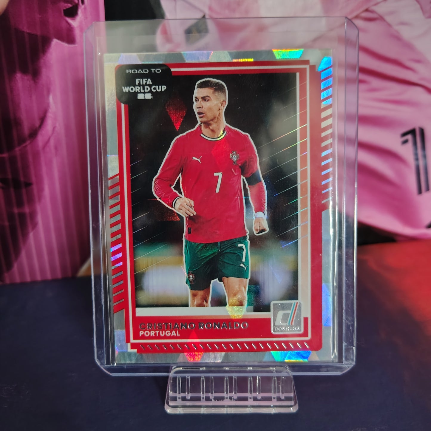Cristiano Ronaldo - Holo/Silver | Panini Donruss Road to FIFA World Cup 2026