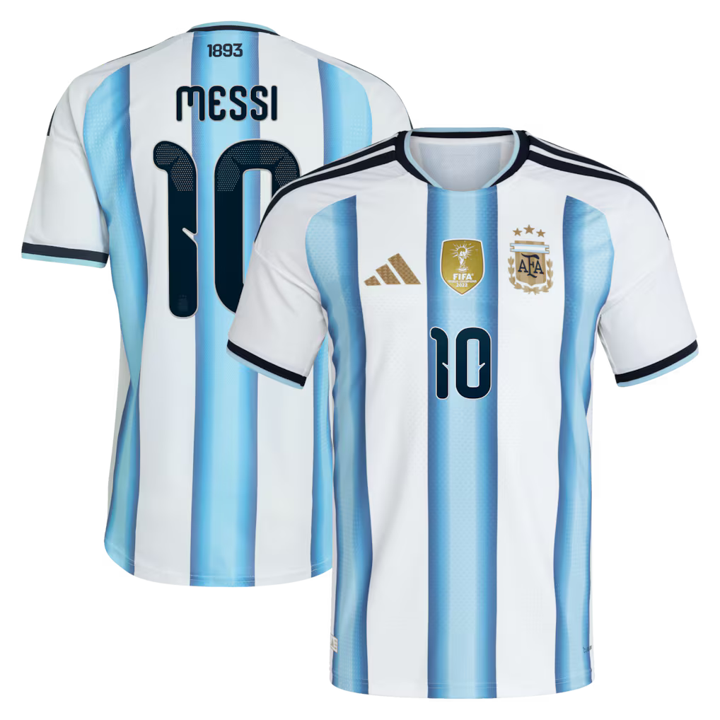 Lionel Messi Argentina National Team adidas 2026 Home On-Field Authentic Jersey - White