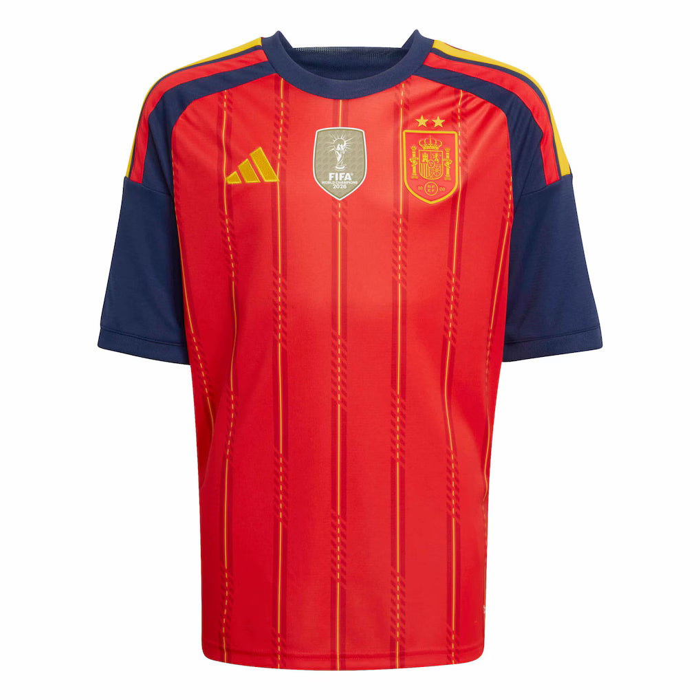 Spain National Team adidas Youth 2026 FIFA World Cup Champions Replica Jersey - Red