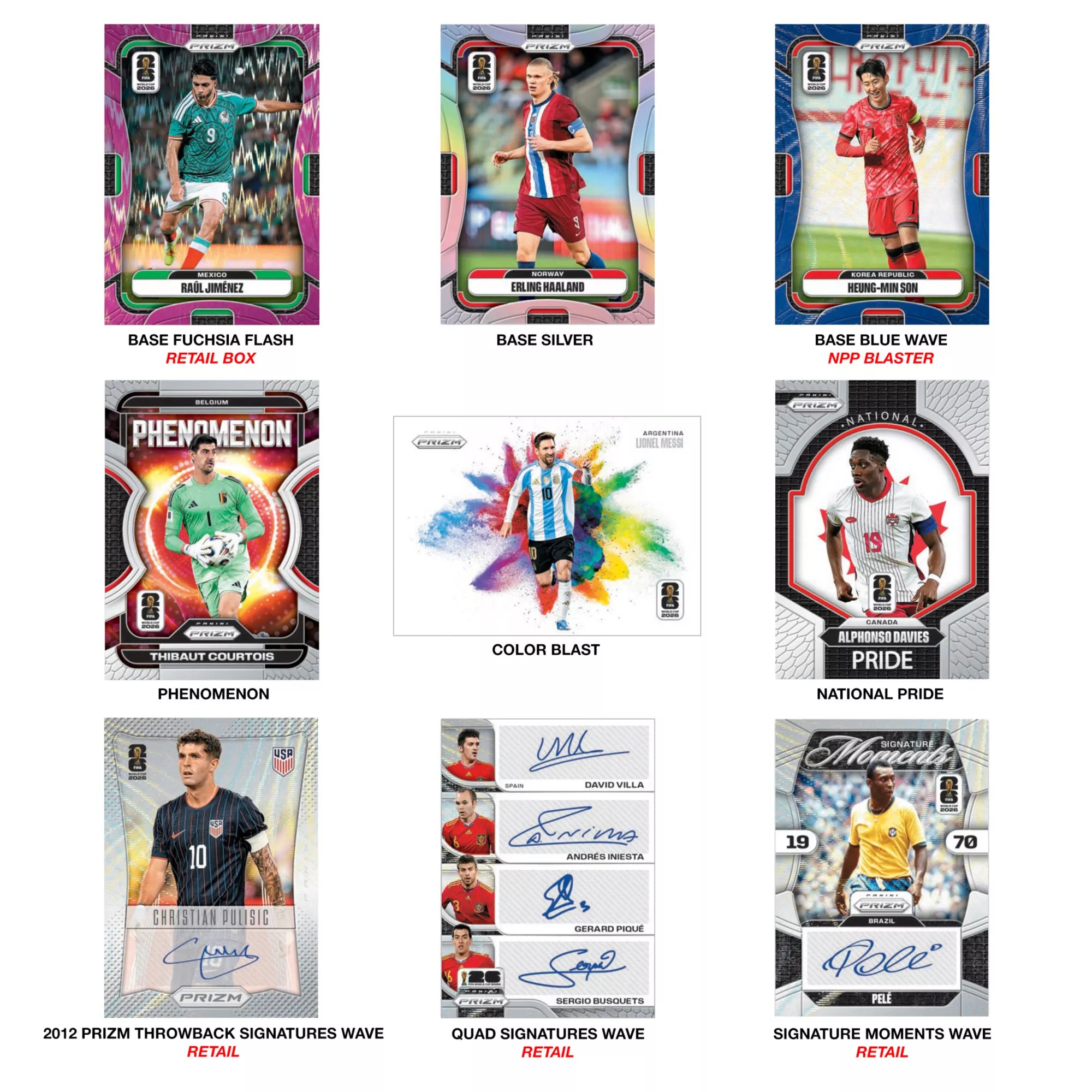 Panini 2026 Prizm FIFA World Cup Blaster Box Soccer Cards– GAME