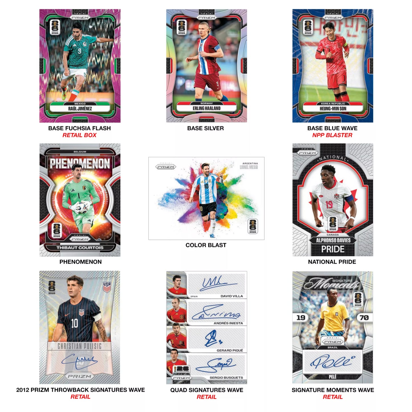 2026 Panini PRIZM FIFA World Cup Mega Box