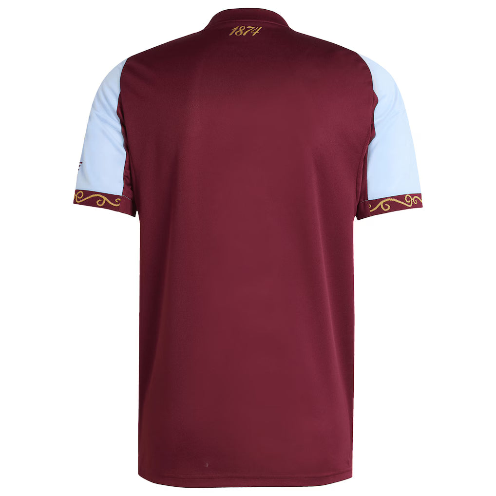🟣 Aston Villa 2025/26 Home Replica Jersey – adidas