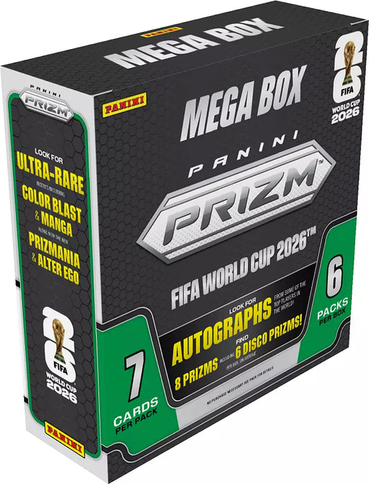 2026 Panini PRIZM FIFA World Cup DSG Exclusive Mega Box