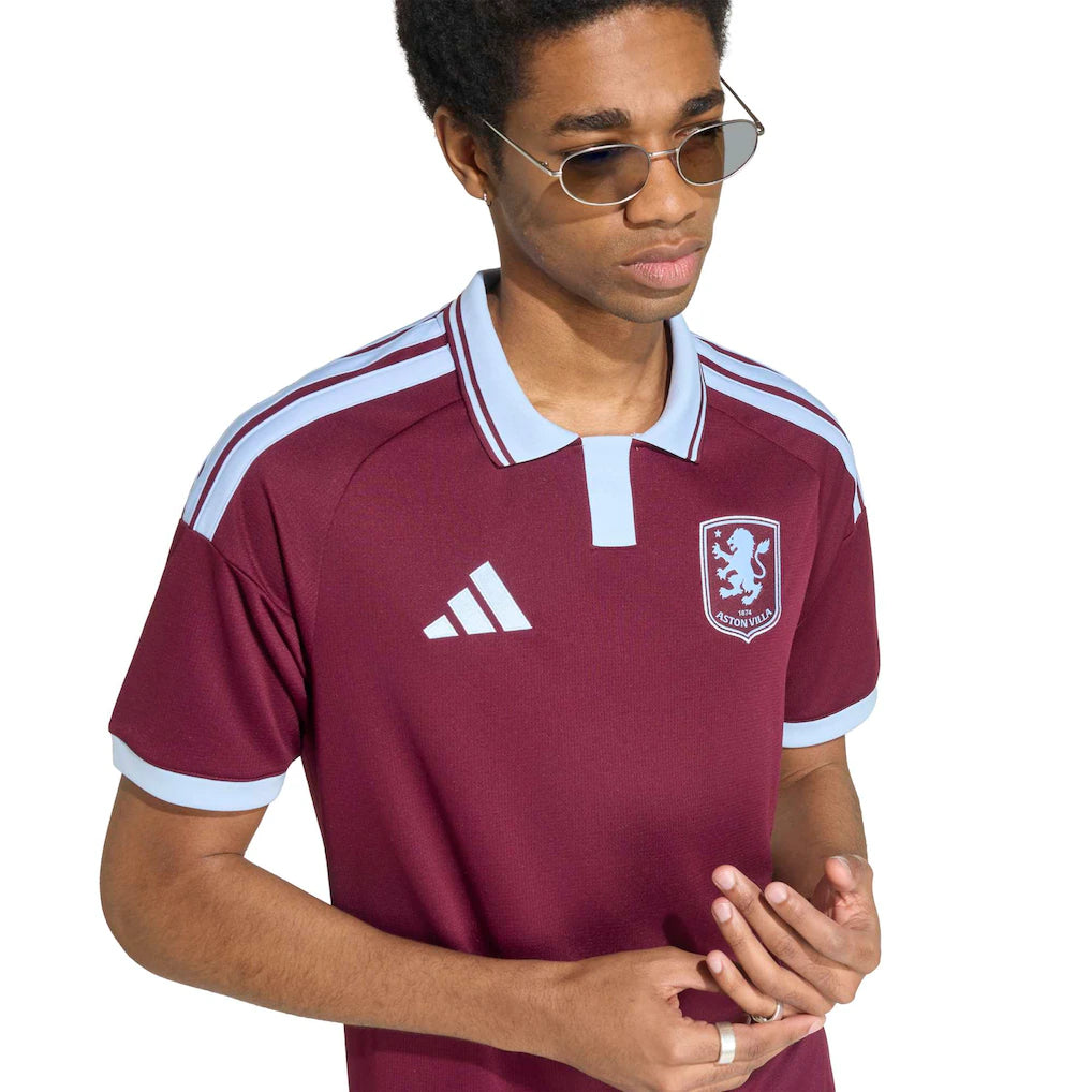 Aston Villa adidas 2026/27 Home Replica Jersey – Claret Official Football Shirt
