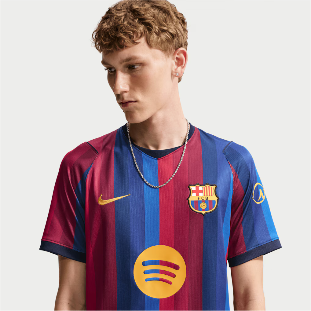 FC Barcelona Nike 2026/27 Home Stadium Replica Jersey – Official Red & Blue Football Shirt