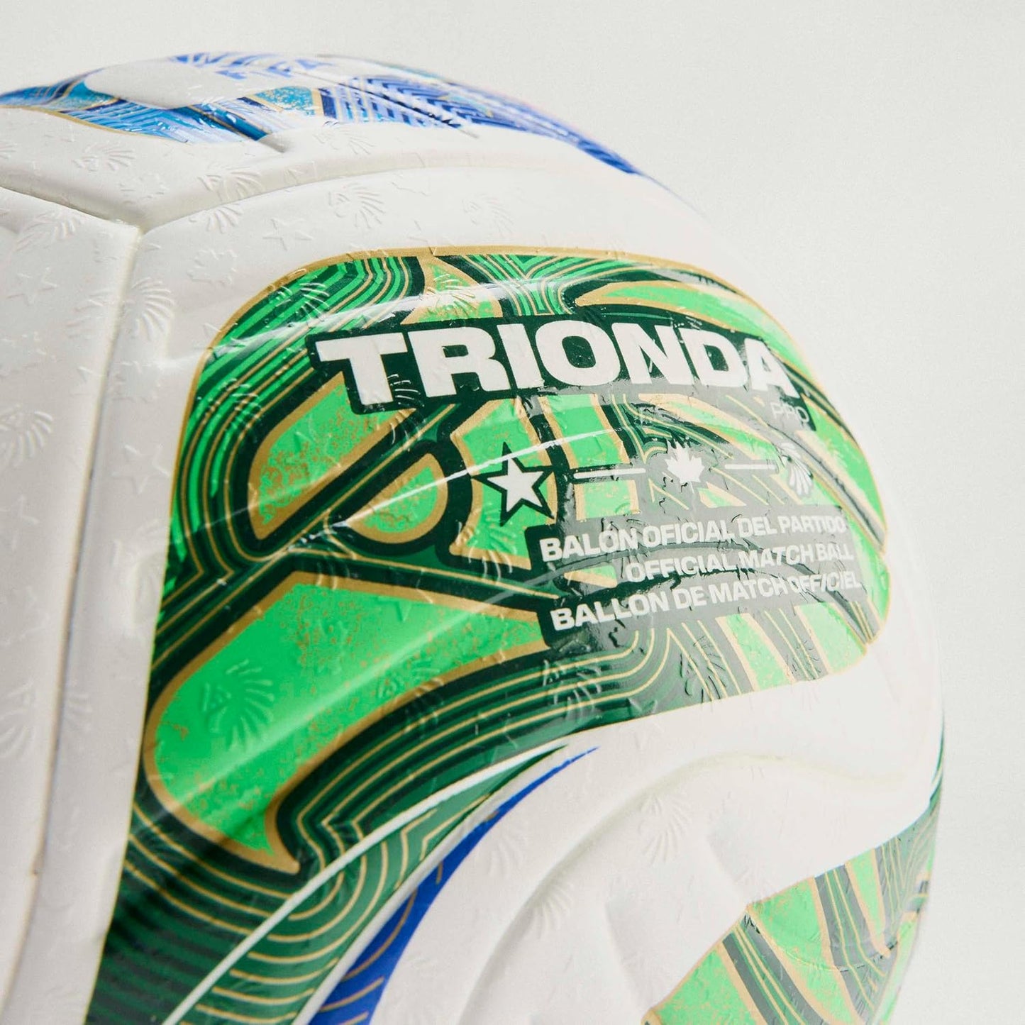 Trionda Pro Match Ball - Balón de fútbol oficial de la Copa Mundial de la FIFA 26 con superficie térmica sin costuras y diseño texturizado