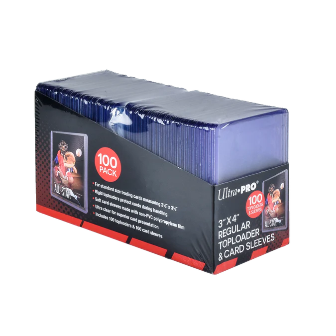 Ultra PRO TOPLOADER Sleeves + Soft Sleeves Bundle (25ct)