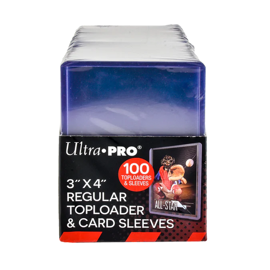 Ultra PRO TOPLOADER Sleeves + Soft Sleeves Bundle (25ct)