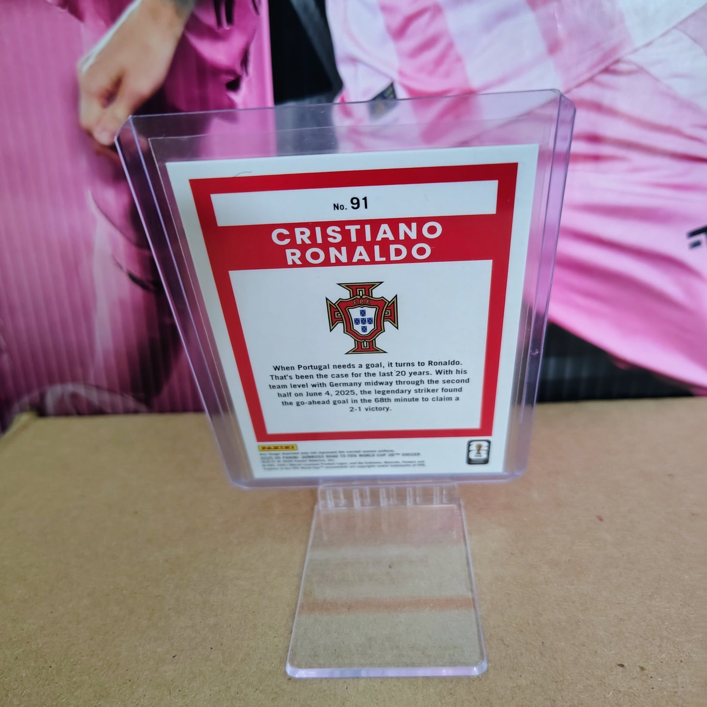 Cristiano Ronaldo - Holo/Silver | Panini Donruss Road to FIFA World Cup 2026
