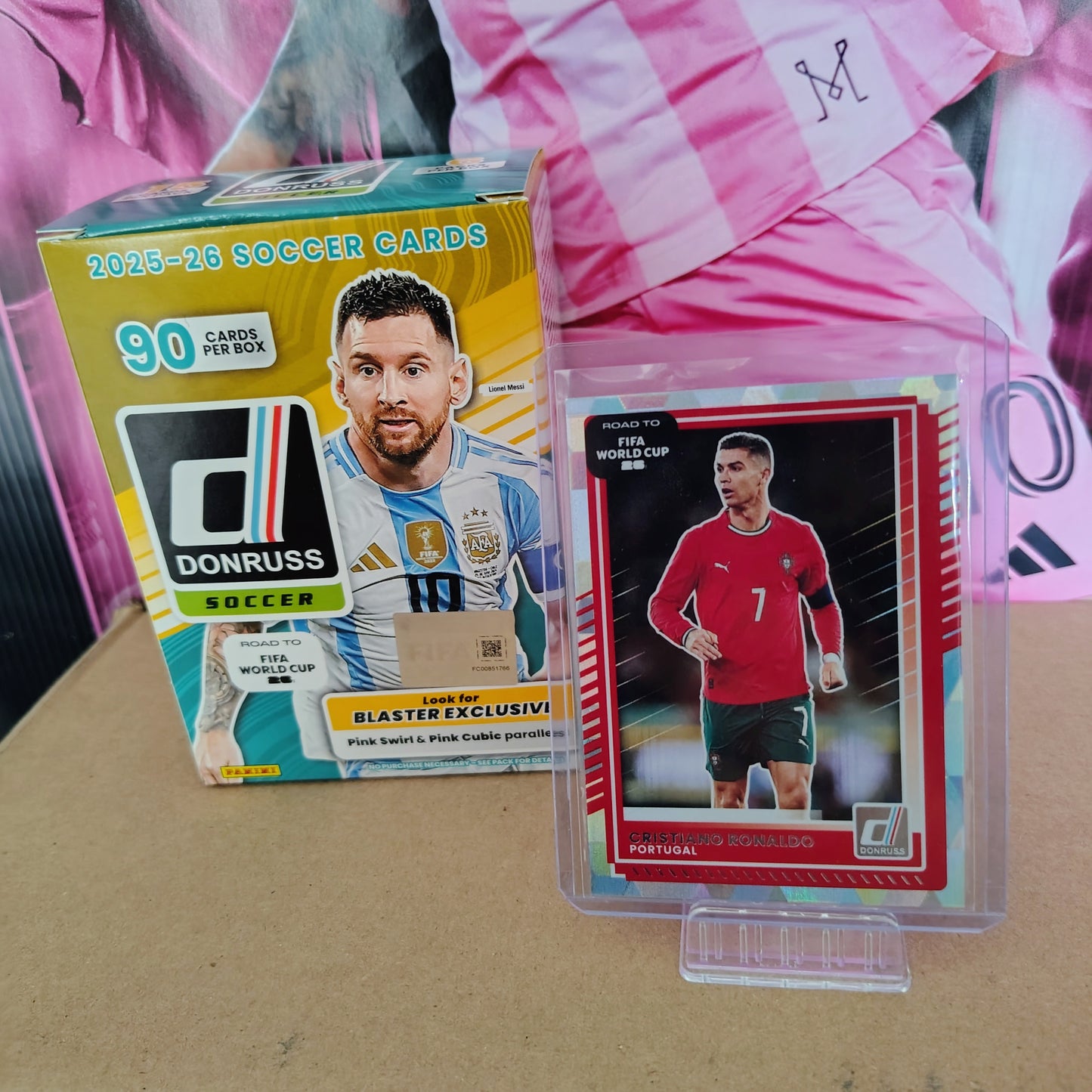 Cristiano Ronaldo - Holo/Silver | Panini Donruss Road to FIFA World Cup 2026