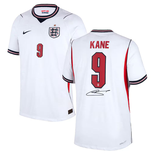 Harry Kane England National Team Autographed Fanatics Authentic White Nike 2026 FIFA World Cup Authentic Jersey