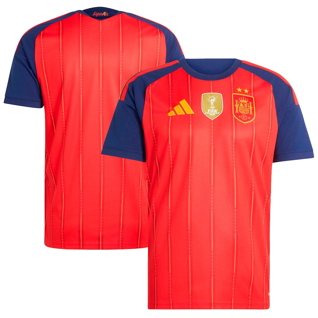 Spain National Team adidas 2026 FIFA World Cup Champions Replica Jersey - Red
