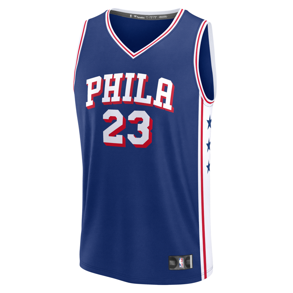LeBron James Philadelphia 76ers Fanatics Fast Break Jersey - Icon Edition - Royal