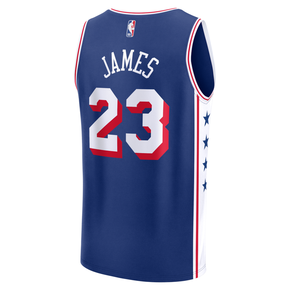 LeBron James Philadelphia 76ers Fanatics Fast Break Jersey - Icon Edition - Royal