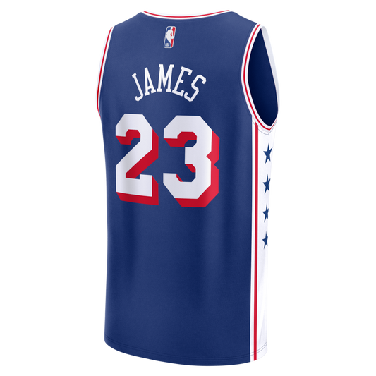 LeBron James Philadelphia 76ers Fanatics Fast Break Jersey - Icon Edition - Royal