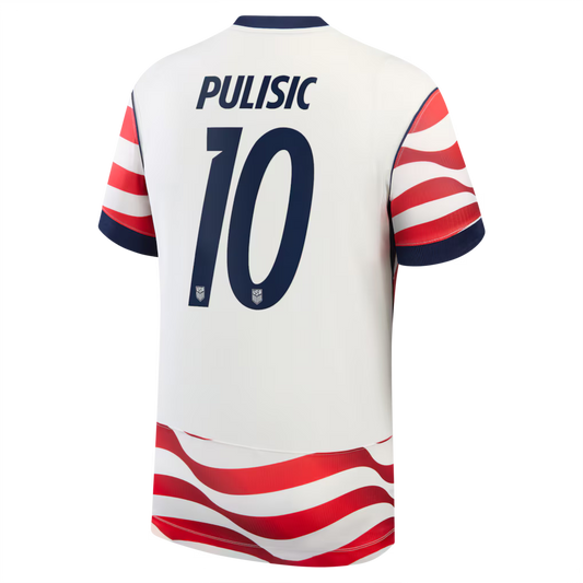Christian Pulisic USMNT Nike 2026 Home Stadium Replica Jersey - White