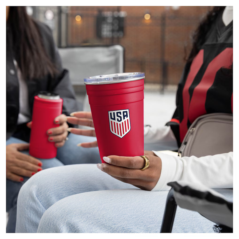 USMNT Vintage 22oz Etched Stainless Steel Tumbler – Official USA Soccer Cup