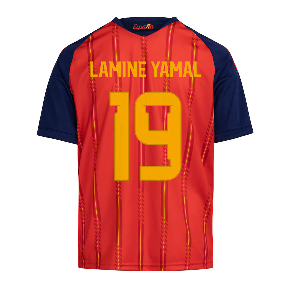 Lamine Yamal Spain National Team adidas Youth 2026 FIFA World Cup Champions Replica Jersey - Red